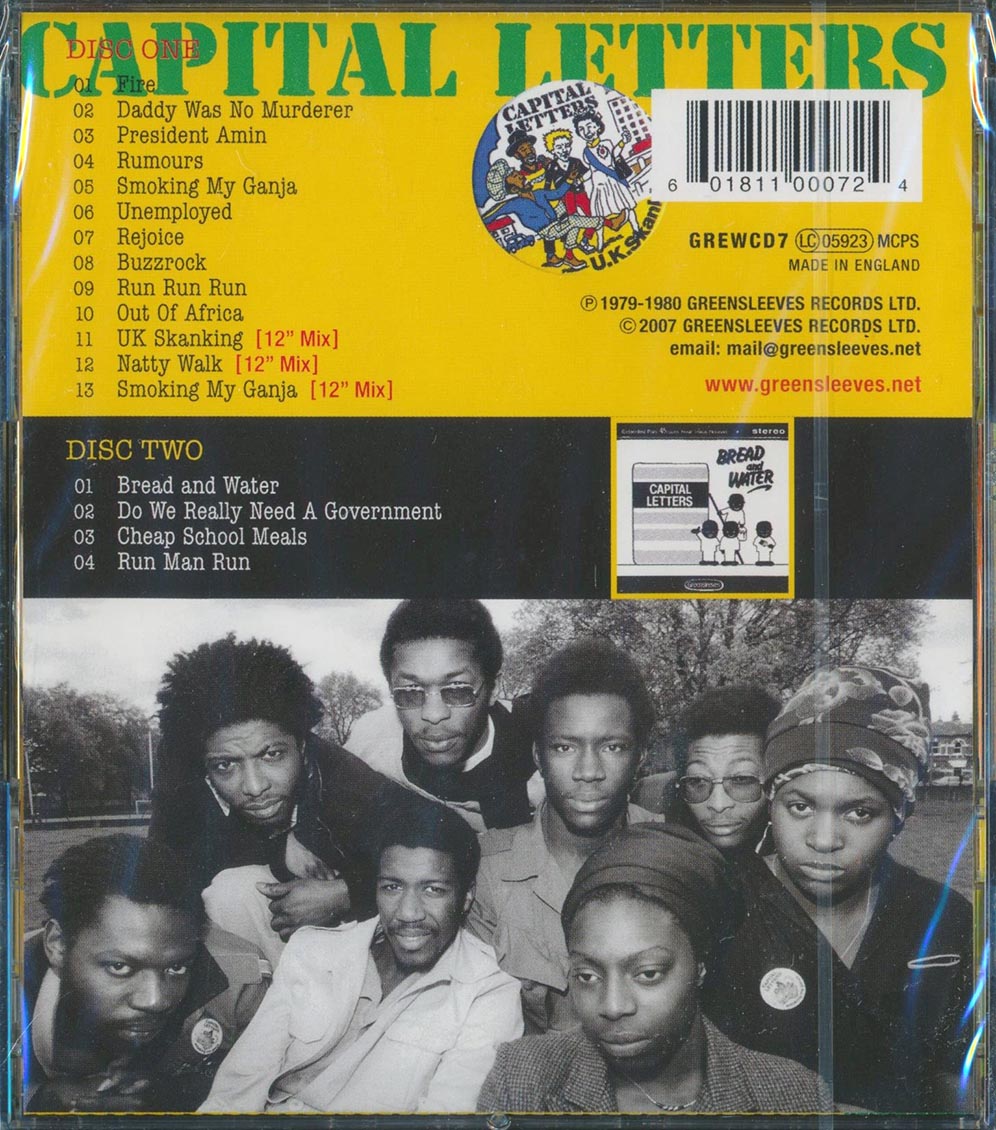Capital Letters - Headline News (+ 5 bonus tracks)