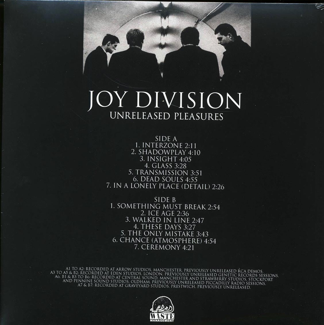 Joy Division - Unreleased Pleasures (clear vinyl)
