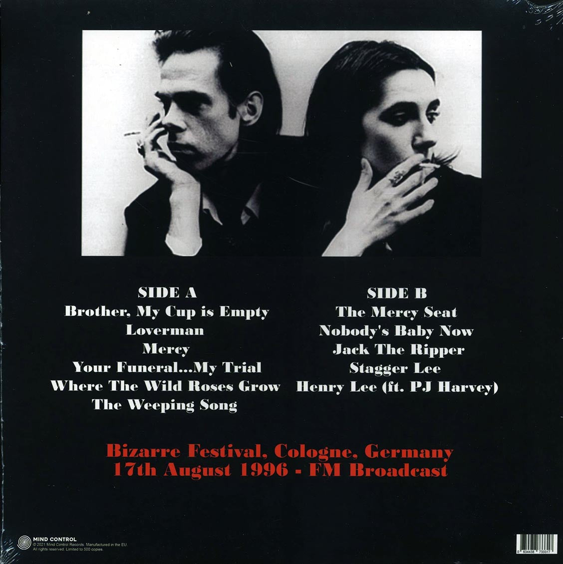 Nick Cave & The Bad Seeds - Bizarre Festival, Cologne, Germany, 17th August 1996: FM Broadcast (ltd. 500 copies made)