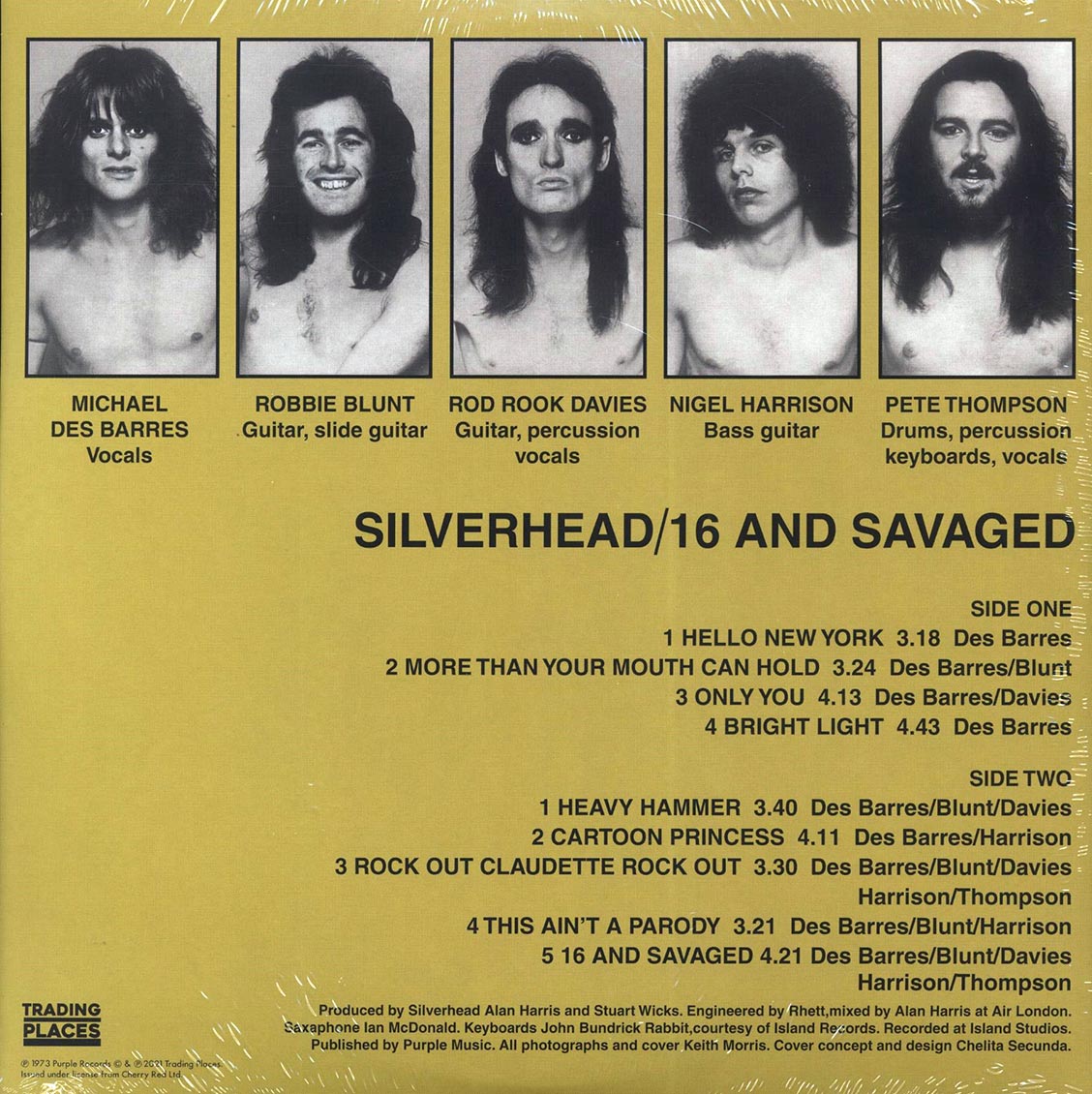Silverhead - 16 And Savaged
