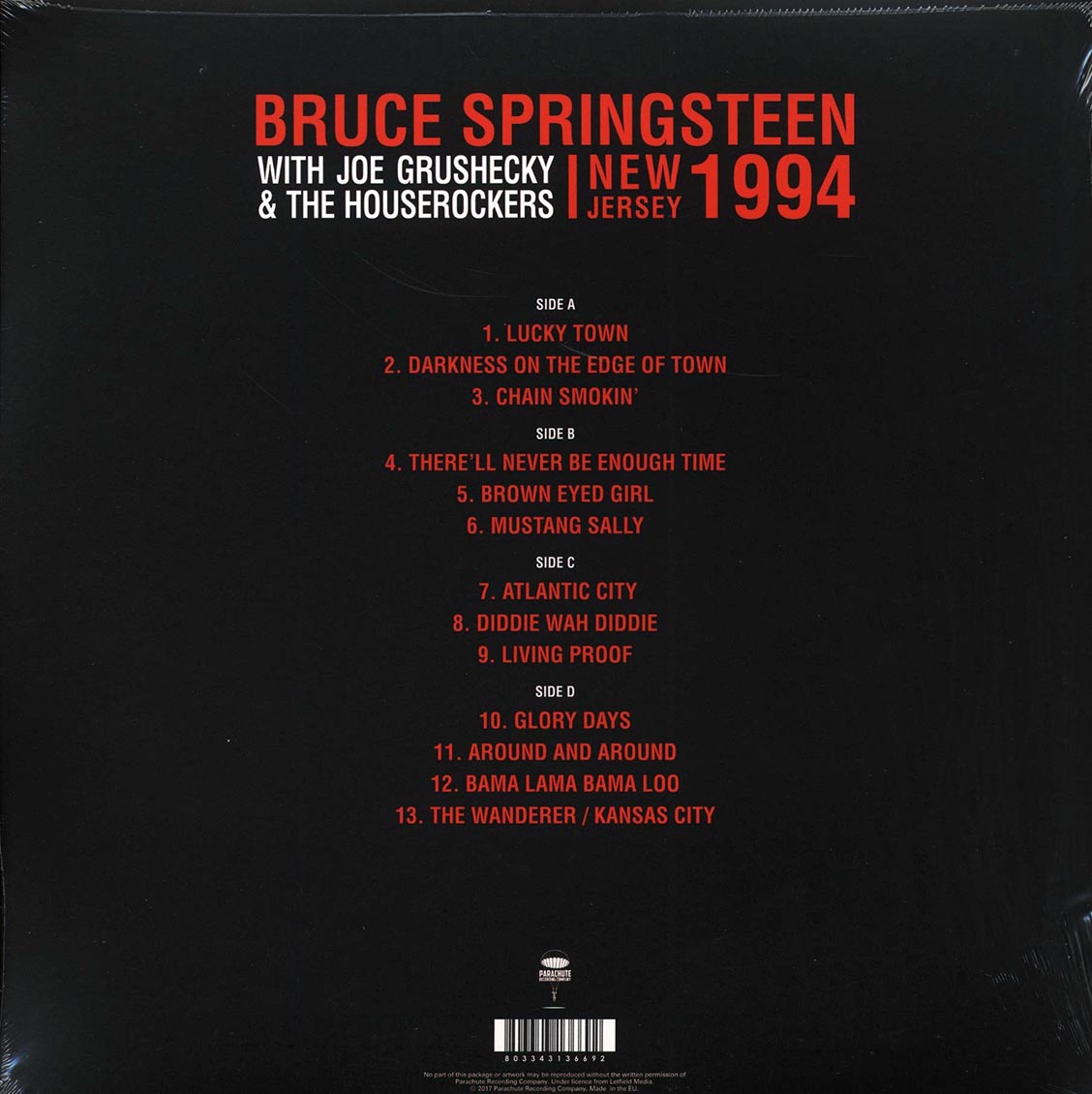 Bruce Springsteen - New Jersey 1994 (2xLP)