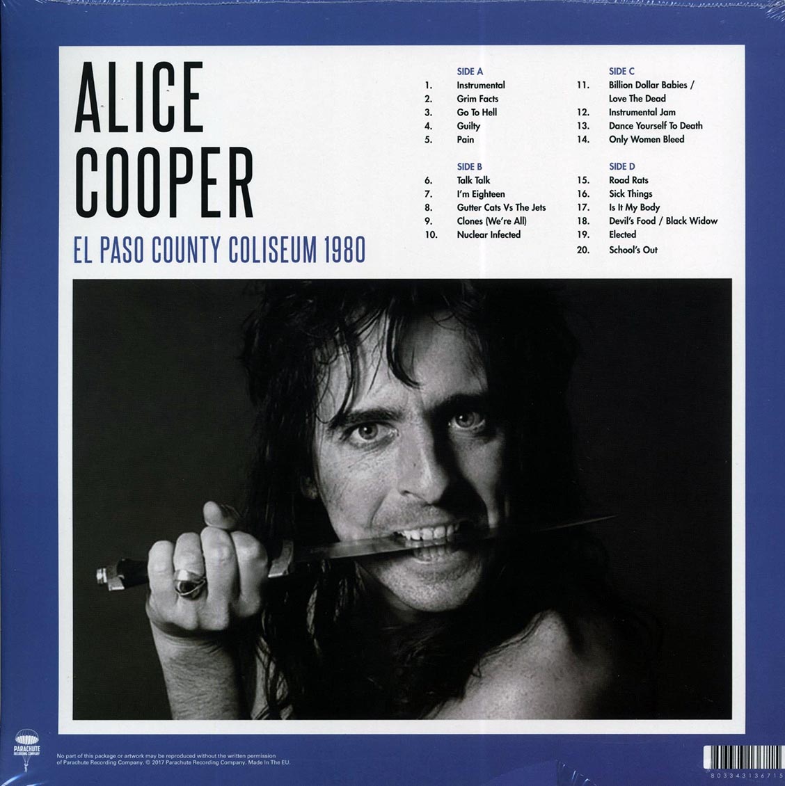 Alice Cooper - El Paso County Coliseum 1980: The Classic Texas Broadcast (2xLP)