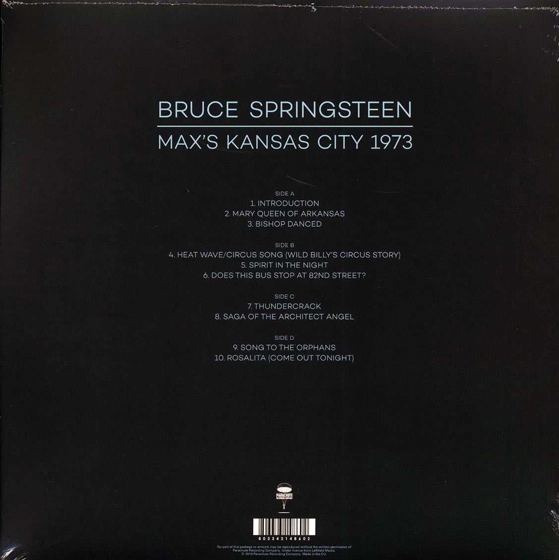 Bruce Springsteen - Max's Kansas City 1973 (2xLP)
