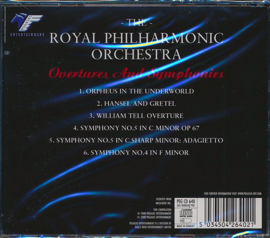 The Royal Philharmonic Orchestra - Overtures And Symphonies: William Tell Overture, Symphony No. 5 In C Minor Op 67