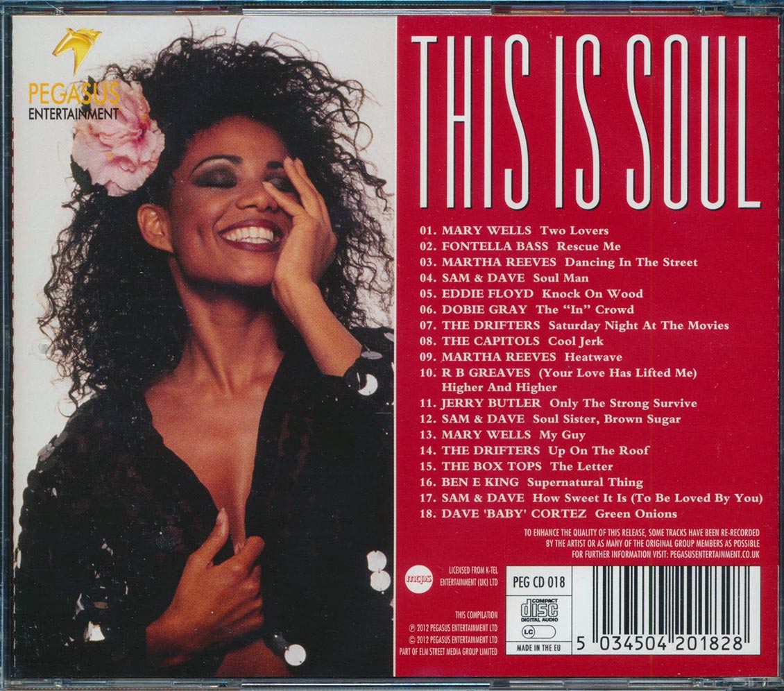 Mary Wells, Sam & Dave, The Drifters, The Box Tops, Etc. - This Is Soul