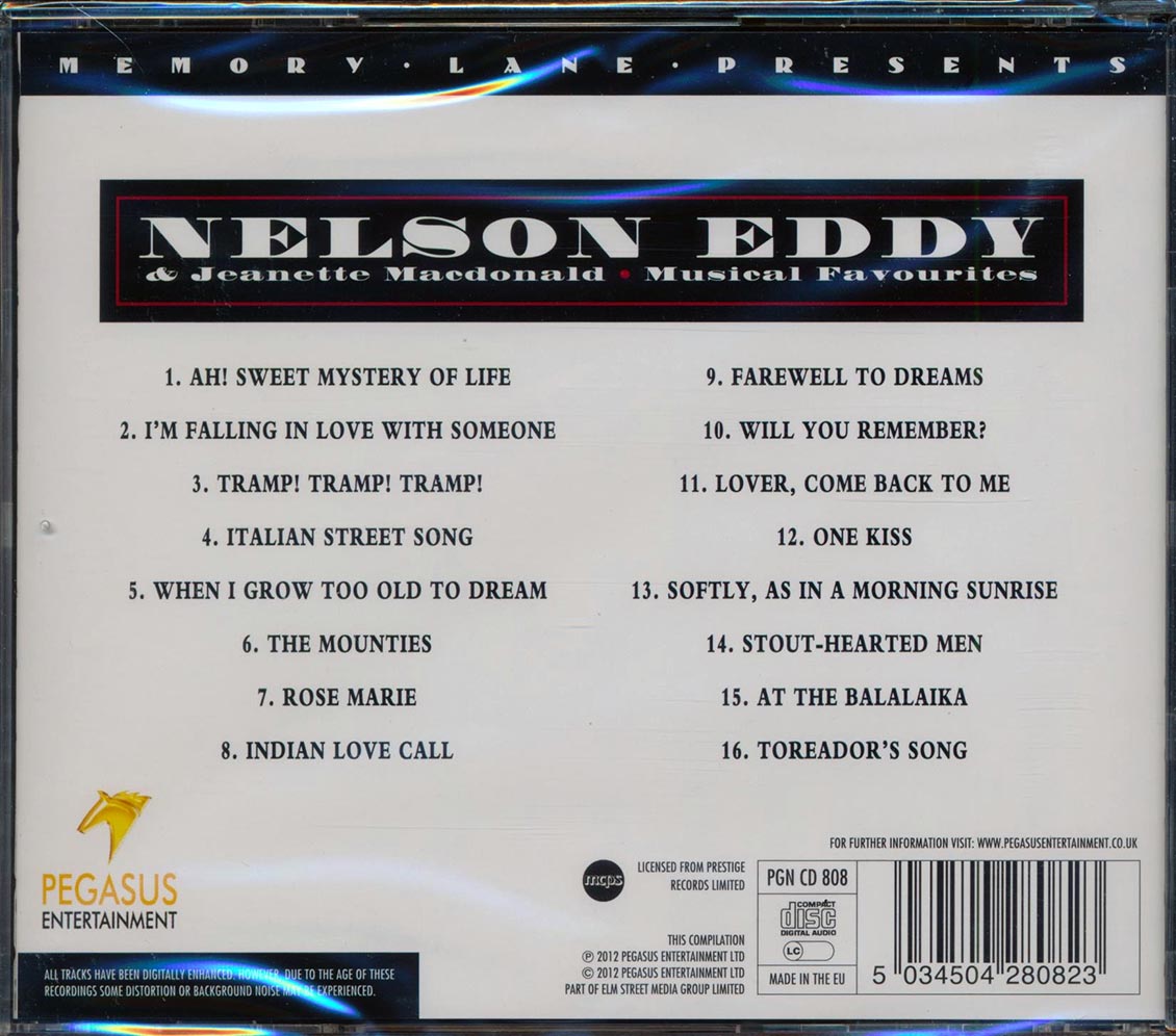 Nelson Eddy, Jeanette MacDonald - Musical Favorites