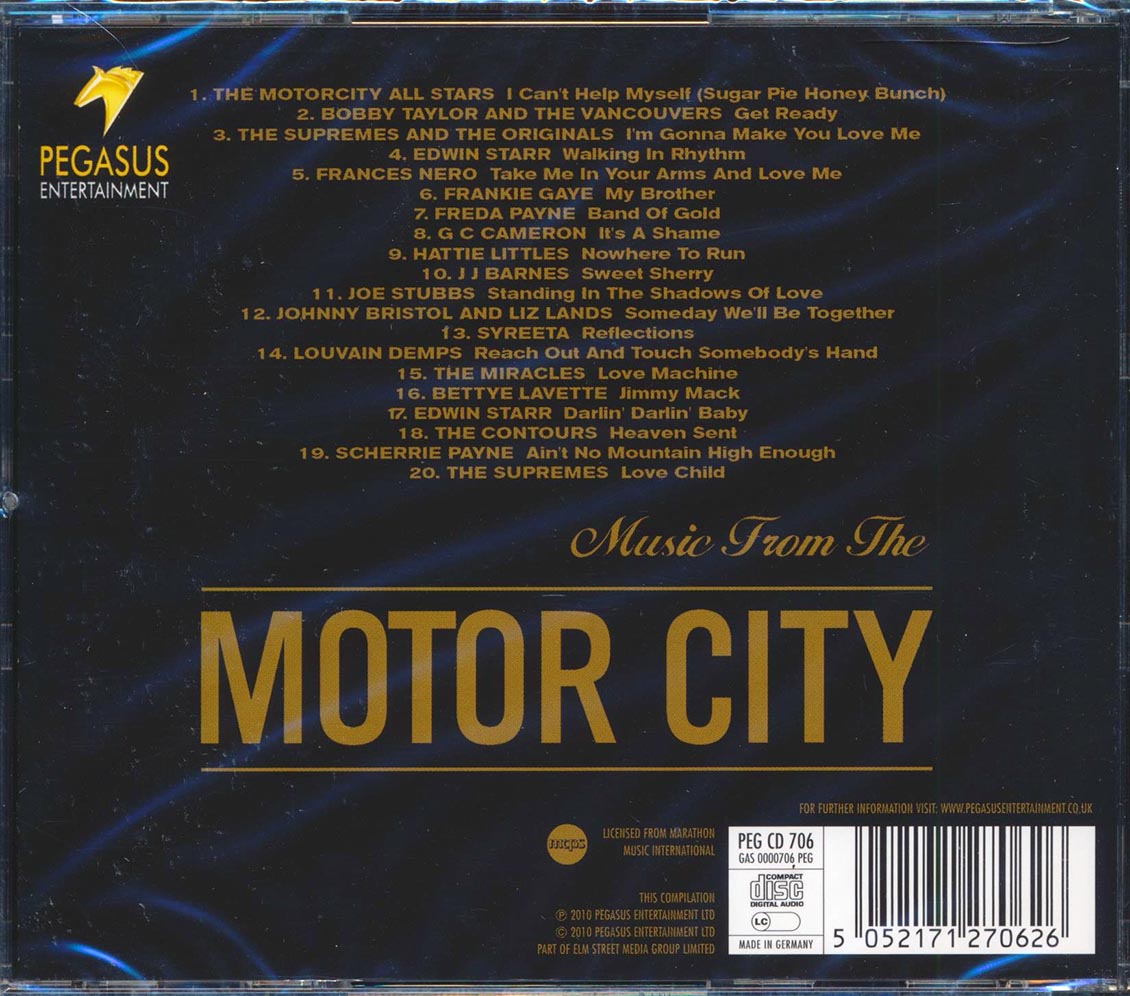 The Supremes, The Miracles, Edwin Starr, Etc. - Music From The Motor City