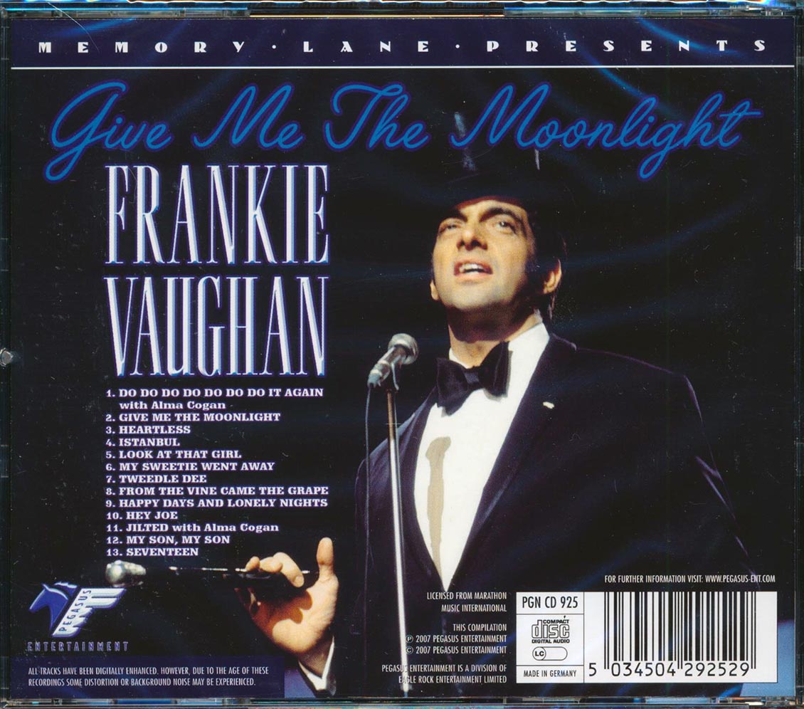 Frankie Vaughan - Give Me The Moonlight