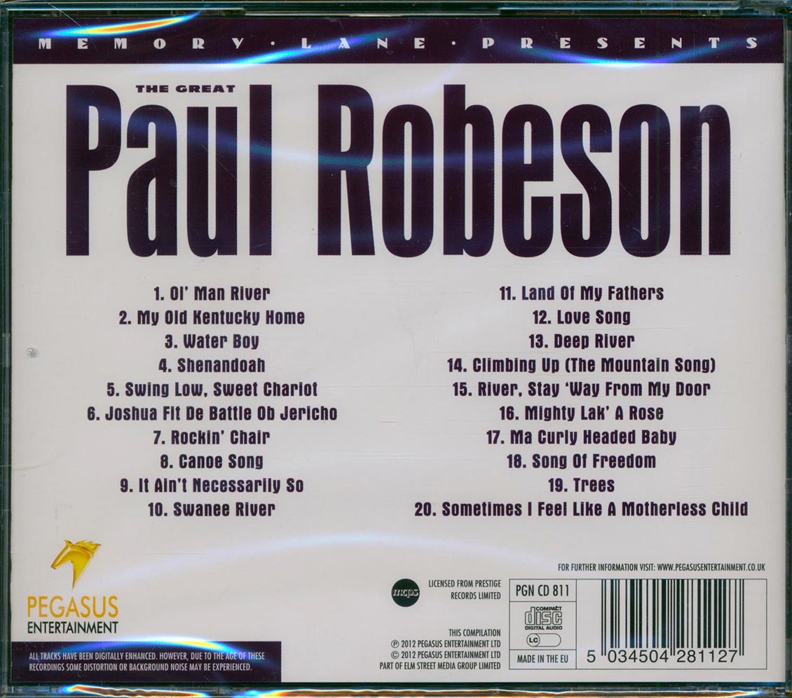 Paul Robeson - The Great Paul Robeson