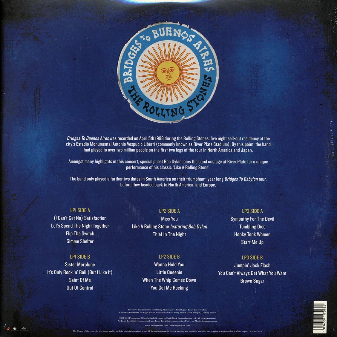 The Rolling Stones - Bridges To Buenos Aires (3xLP) (180g)