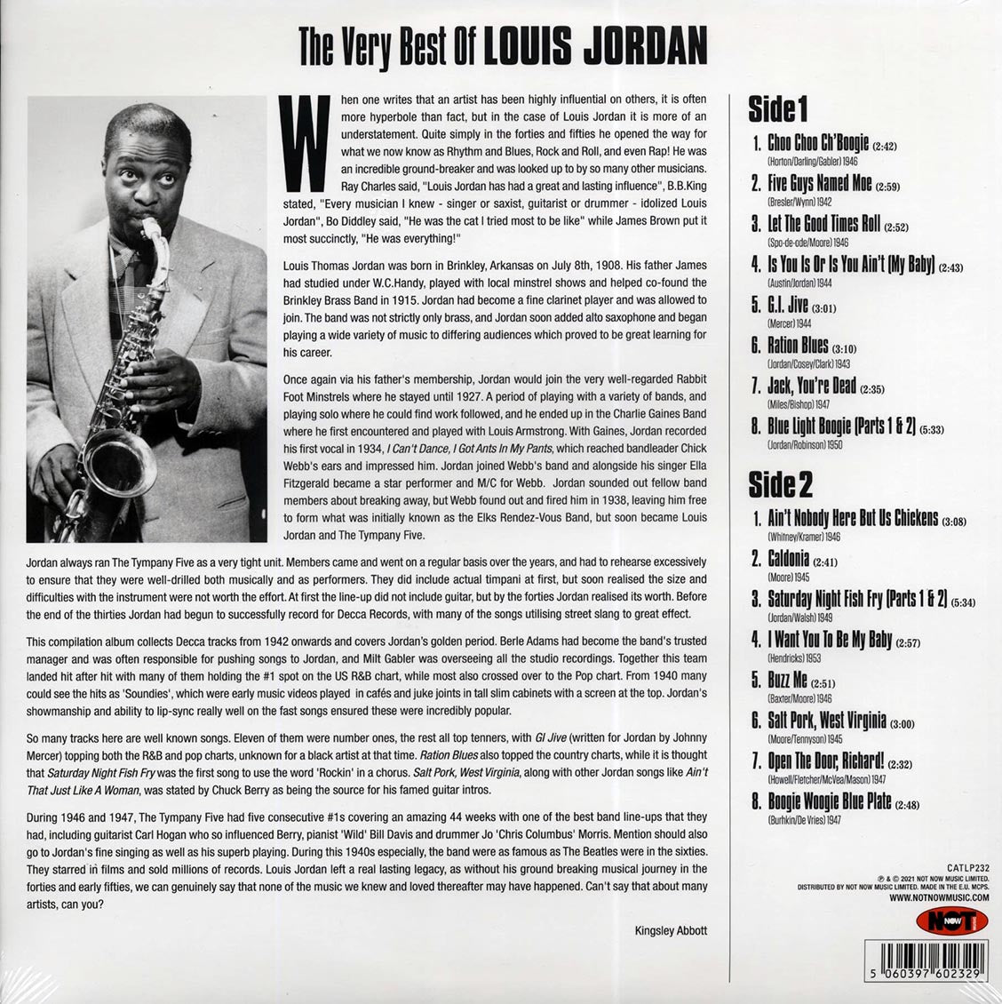 Louis Jordan - The Very Best Of Louis Jordan (180g)