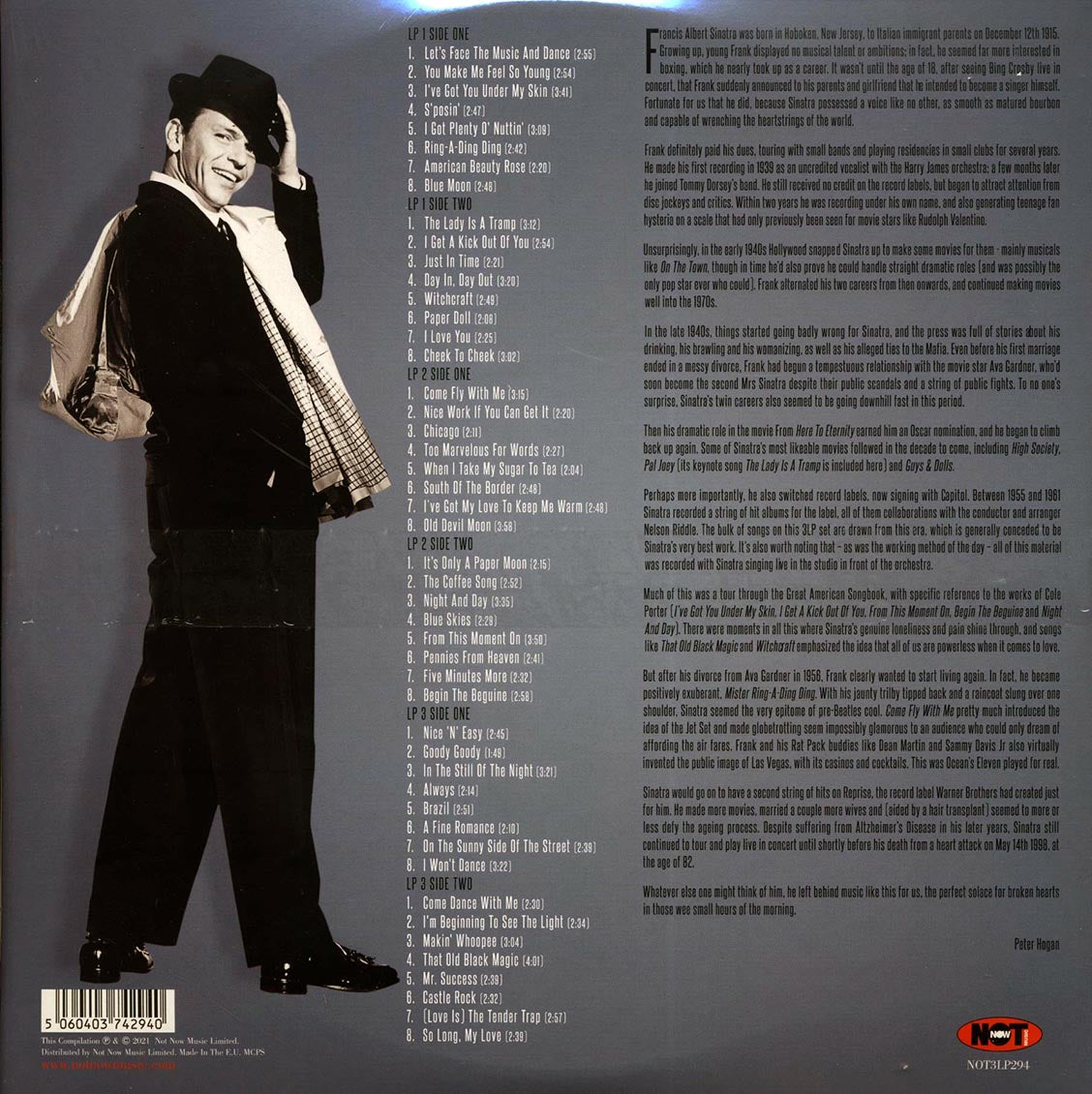 Frank Sinatra - Sinatra Swings: 48 Swingin' Classics To Get A Kick Out Of (48 tracks) (3xLP) (colored vinyl)
