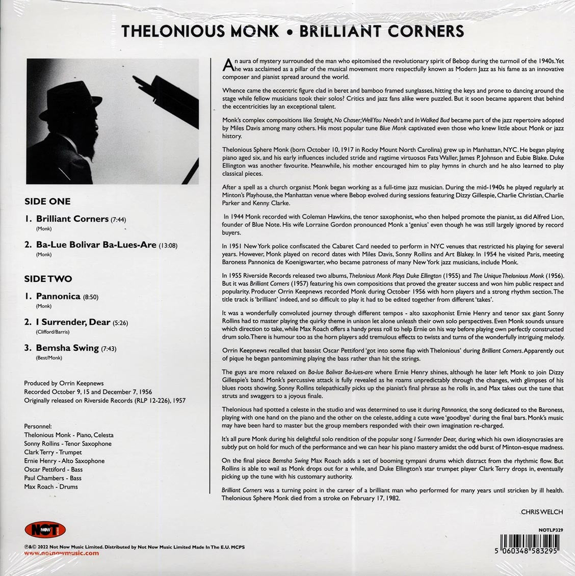 Thelonious Monk - Brilliant Corners (180g)