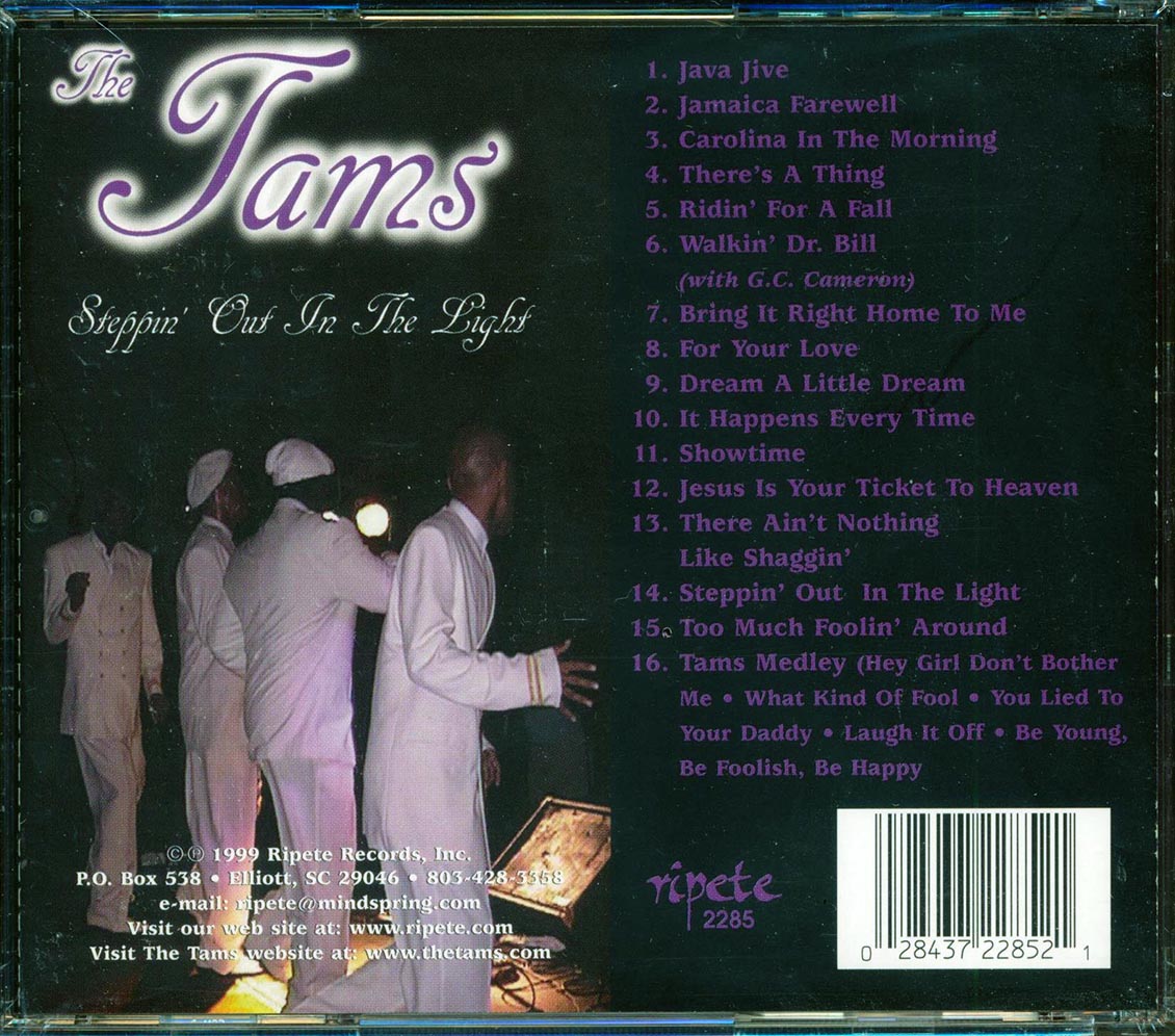The Tams - Steppin' Out In The Light