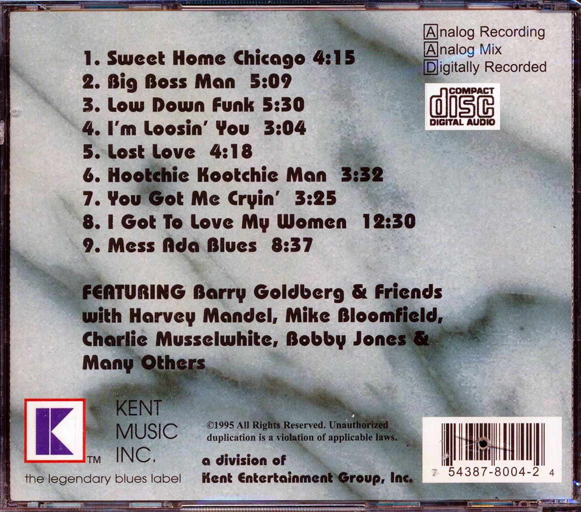 Barry Goldberg, Bobby Jones, Mike Bloomfield, Etc. - Blues From Chicago (marked/ltd stock)