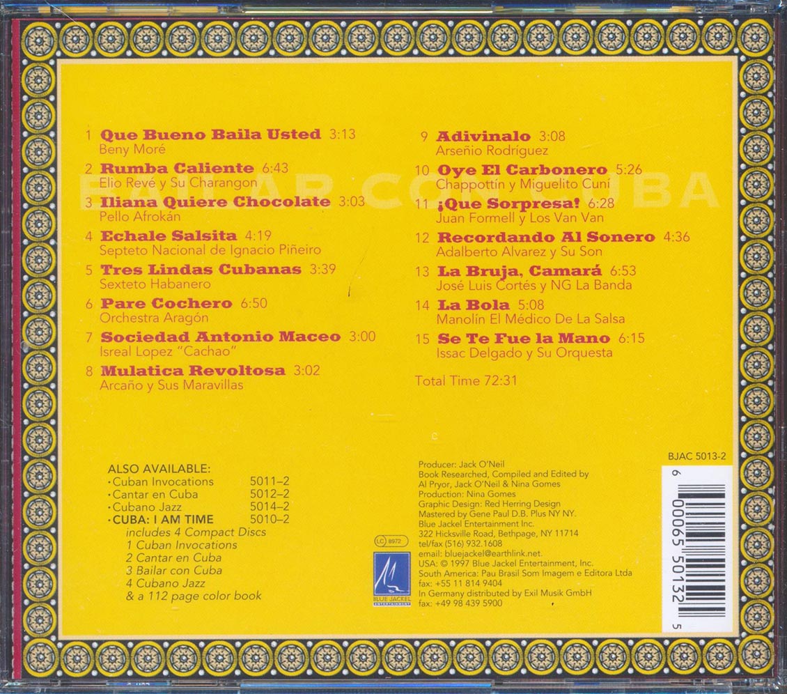 Various - Cuba: I Am Time (Bailar Con Cuba)