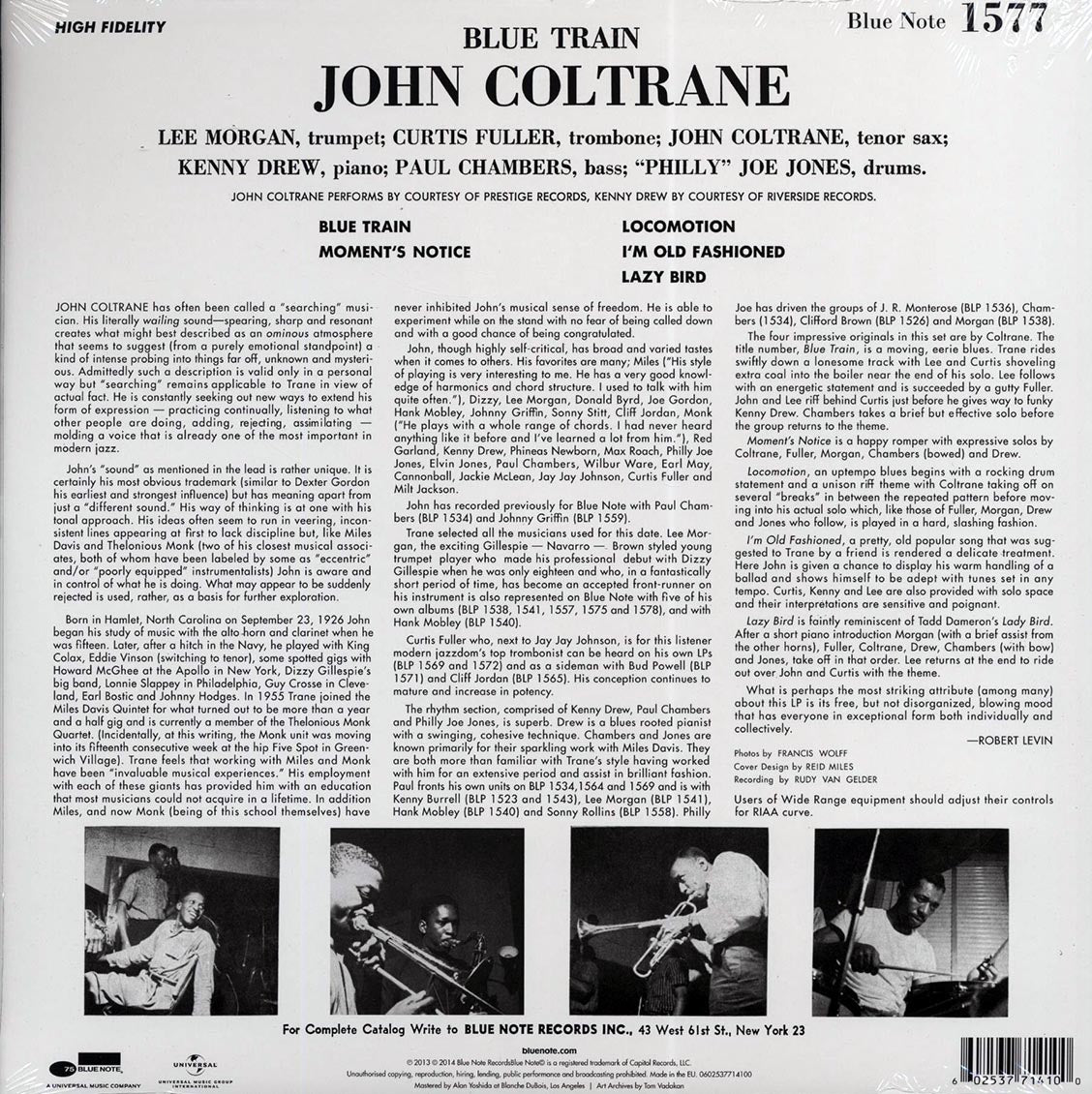 John Coltrane - Blue Train (75th Anniv. Ed.) (180g) (remastered)