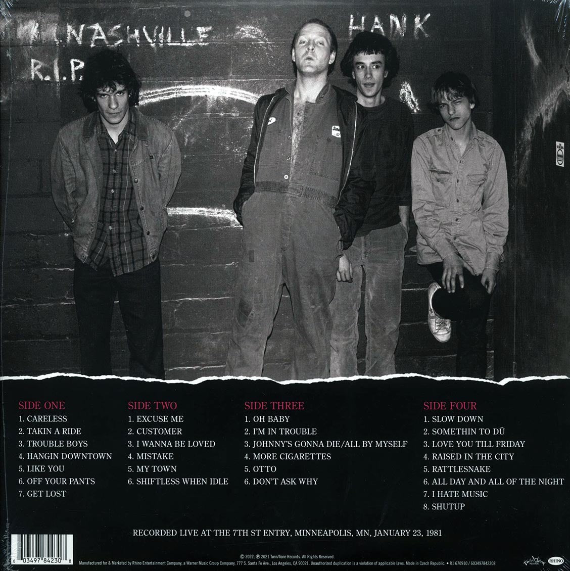 The Replacements - Unsuitable For Airplay: The Lost KFAI Concert (RSD 2022) (ltd. ed.) (2xLP)
