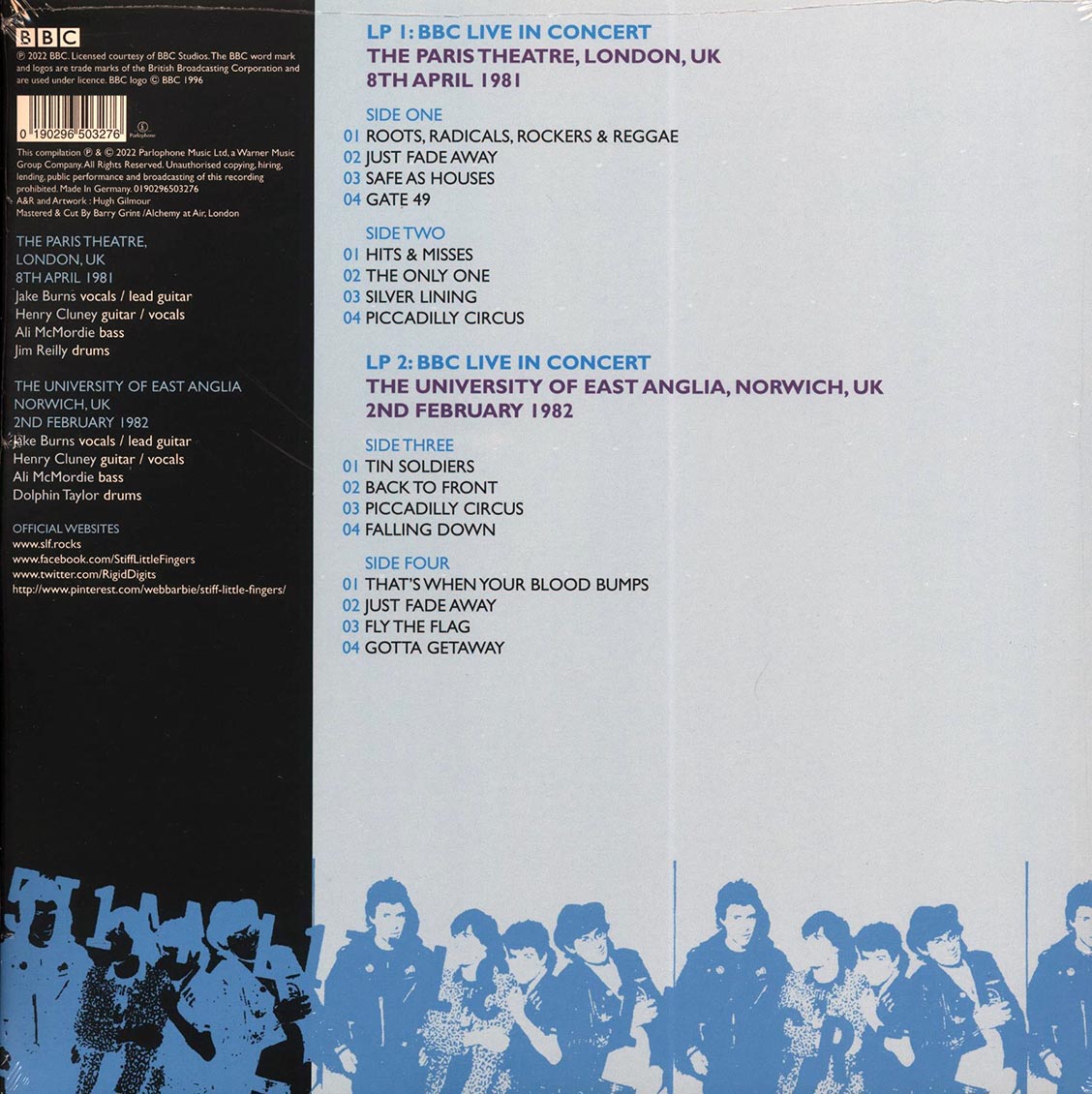 Stiff Little Fingers - BBC Live In Concert (RSD 2022) (ltd. ed.) (2xLP) (blue vinyl)