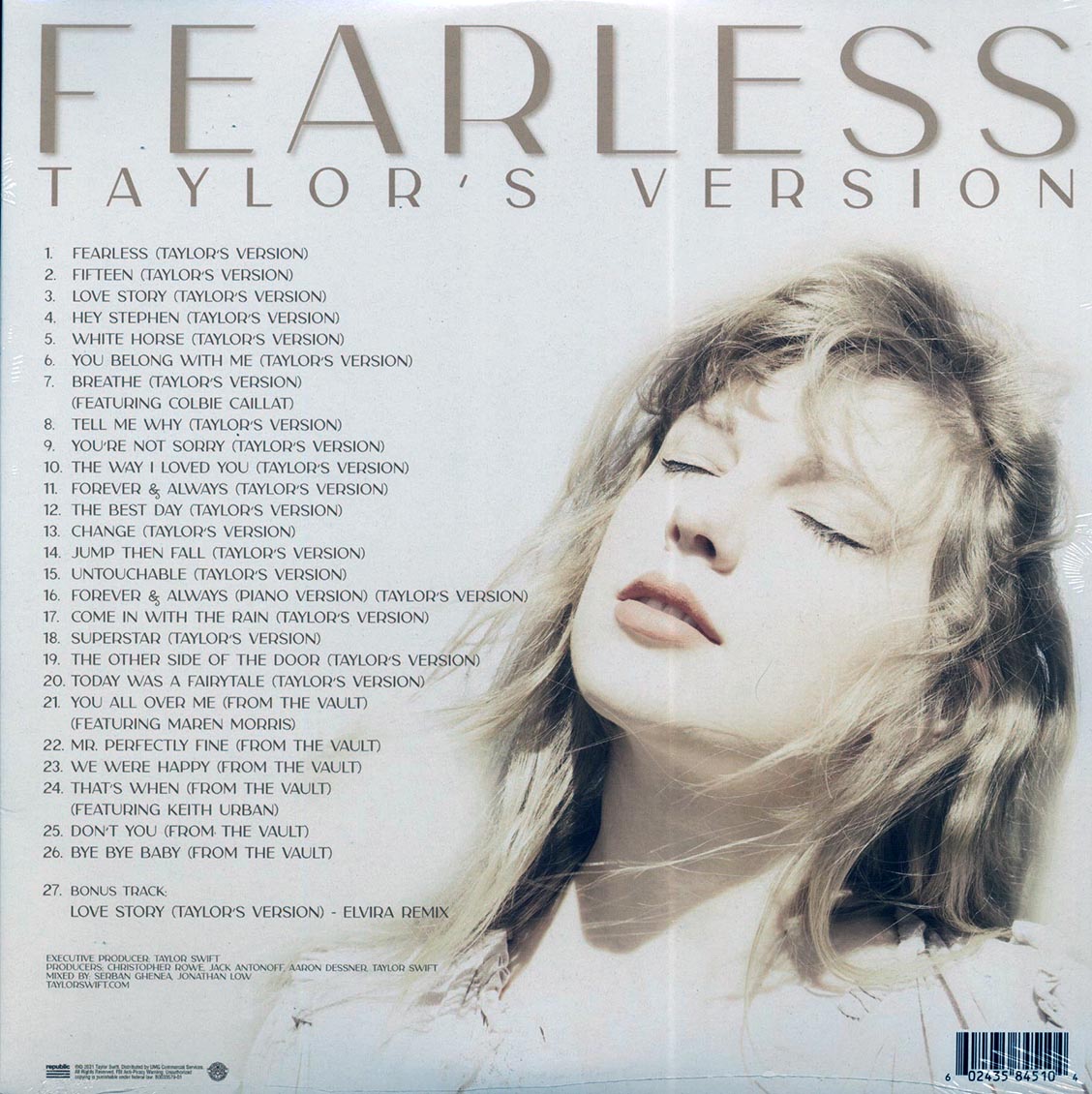 Taylor Swift - Fearless (Taylor's Version) (27 tracks) (3xLP) (gold vinyl)