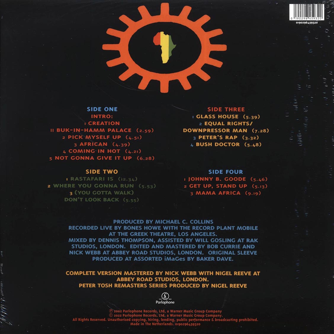 Peter Tosh - Complete Captured Live (RSD 2022) (ltd. ed.) (2xLP) (colored vinyl)