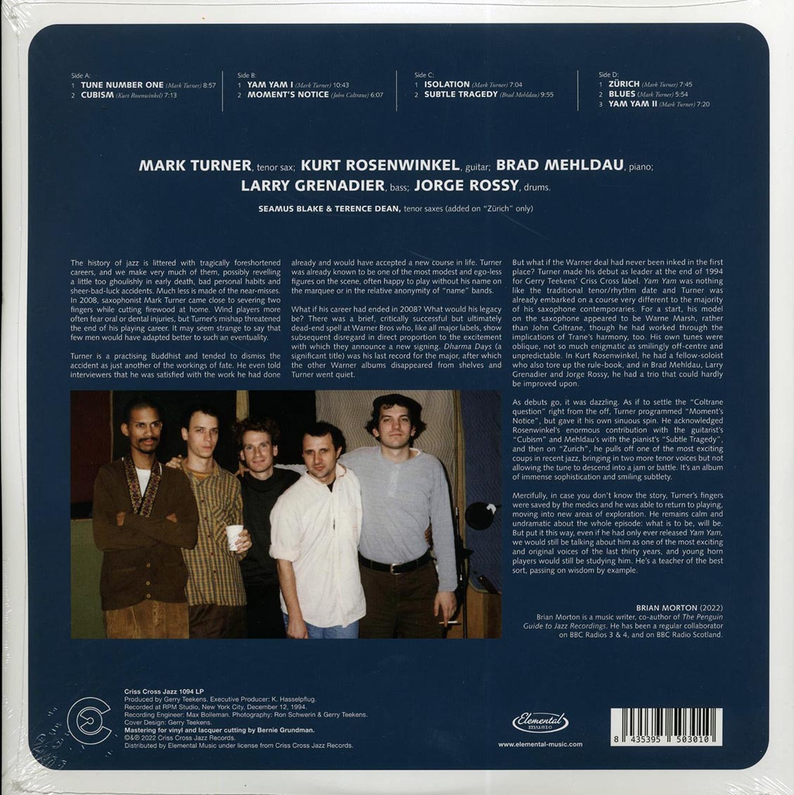 Mark Turner Quintet - Yam Yam (180g) (remastered)