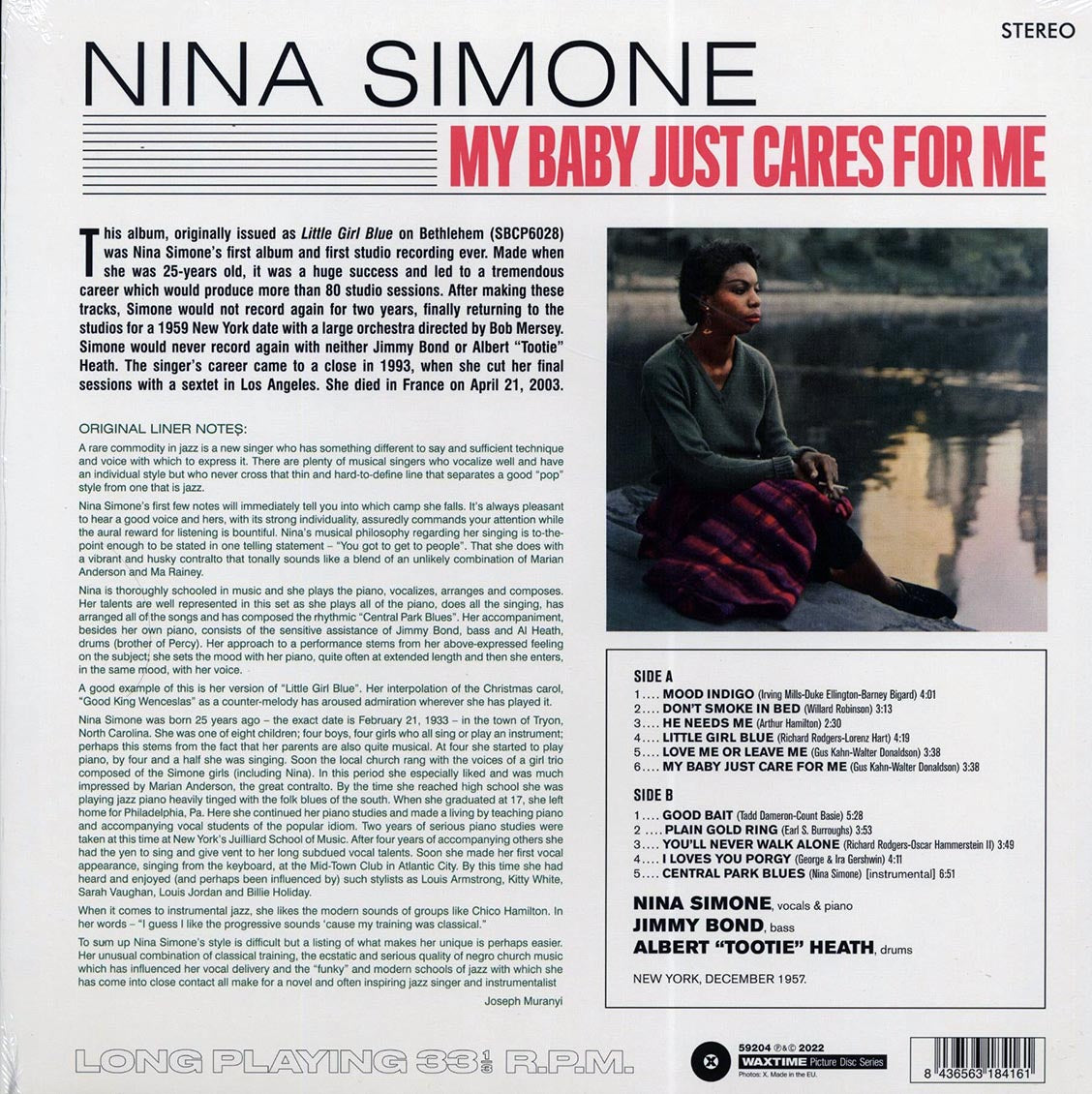 Nina Simone - My Baby Just Cares For Me (ltd. ed.) (picture disc)