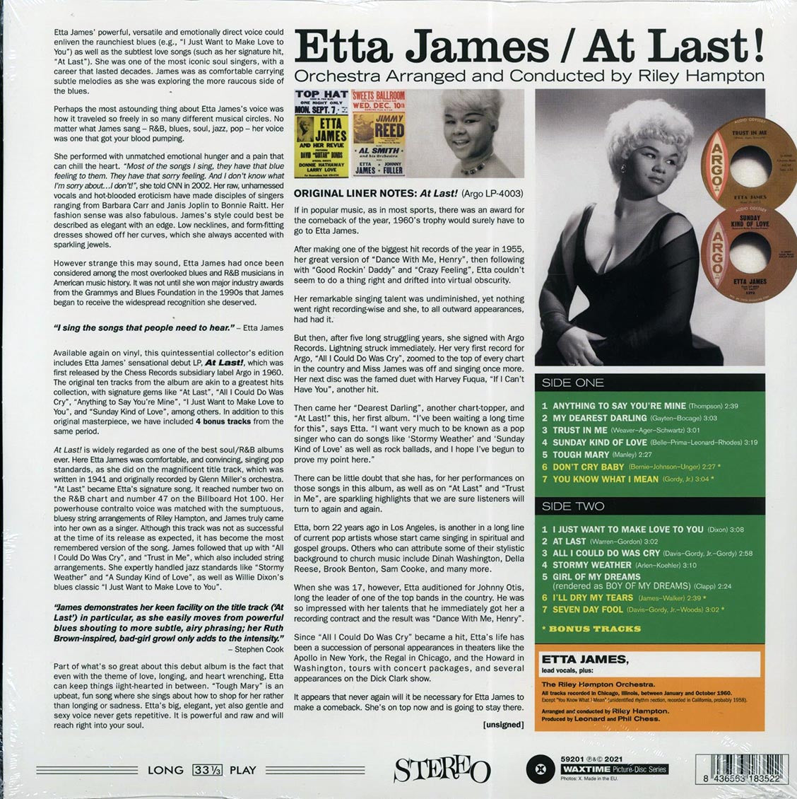Etta James - At Last! (ltd. ed.) (picture disc)