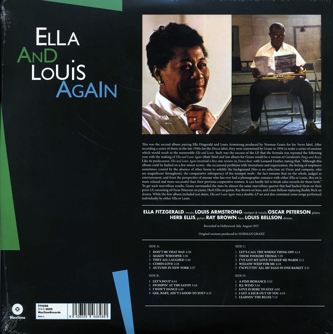 Ella Fitzgerald, Louis Armstrong - Ella & Louis Again (ltd. ed.) (2xLP) (180g) (remastered)