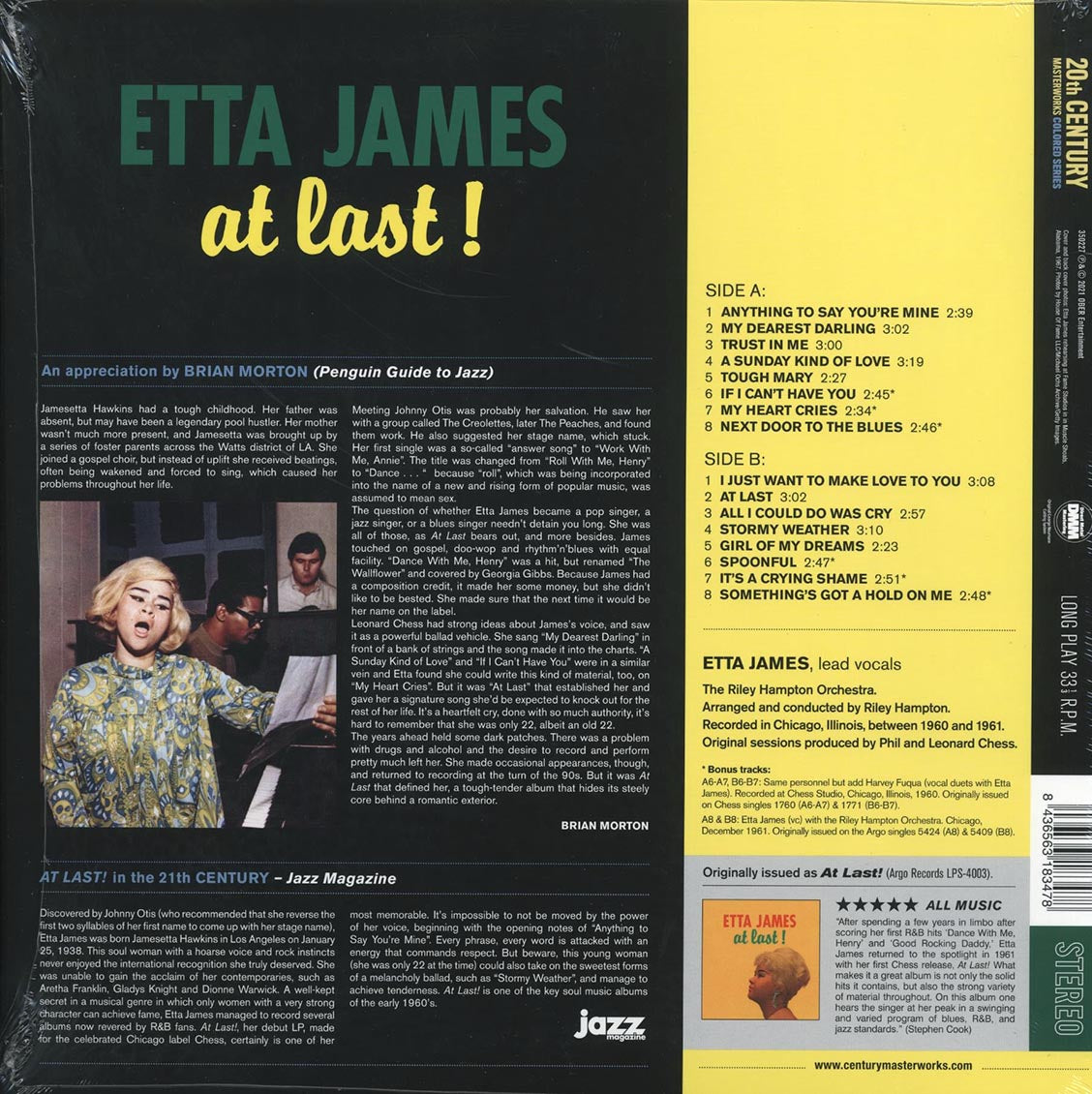 Etta James - At Last! (DMM) (ltd. ed.) (180g) (green vinyl)