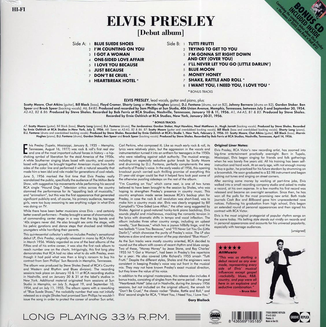 Elvis Presley - Elvis Presley (+ 5 bonus tracks) (DMM) (ltd. ed.) (incl. CD)