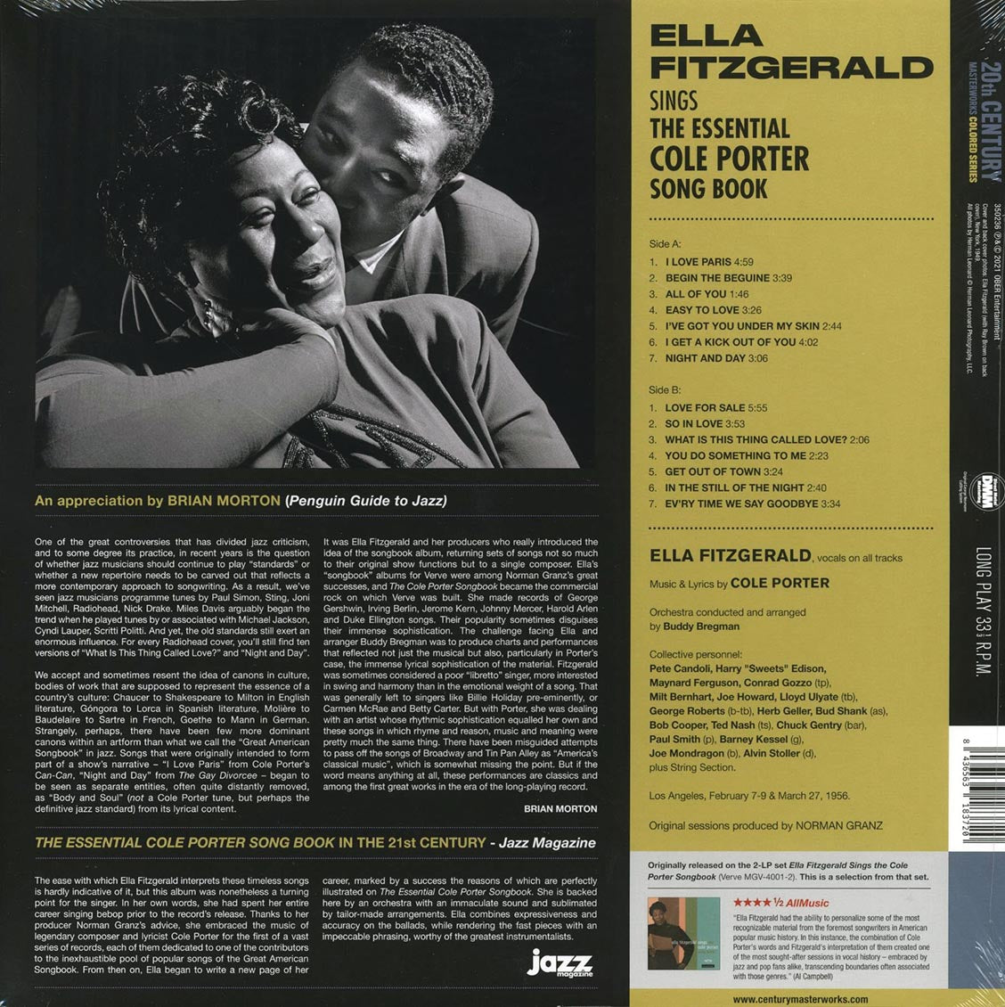 Ella Fitzgerald - Sings The Essential Cole Porter Song Book (ltd. ed.) (180g) (yellow vinyl)