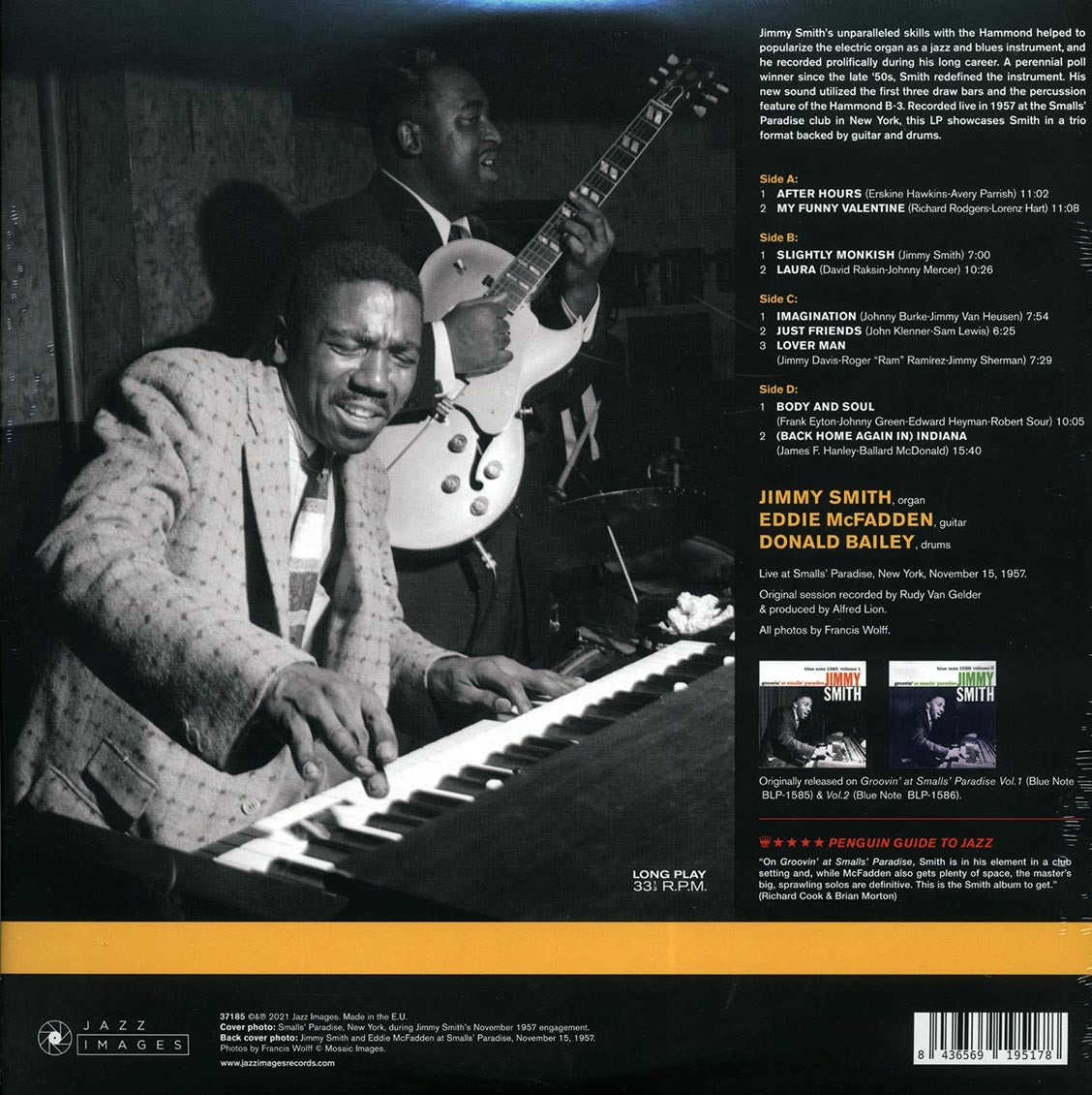 Jimmy Smith - Groovin' At Small's Paradise (ltd. ed.) (2xLP) (180g)