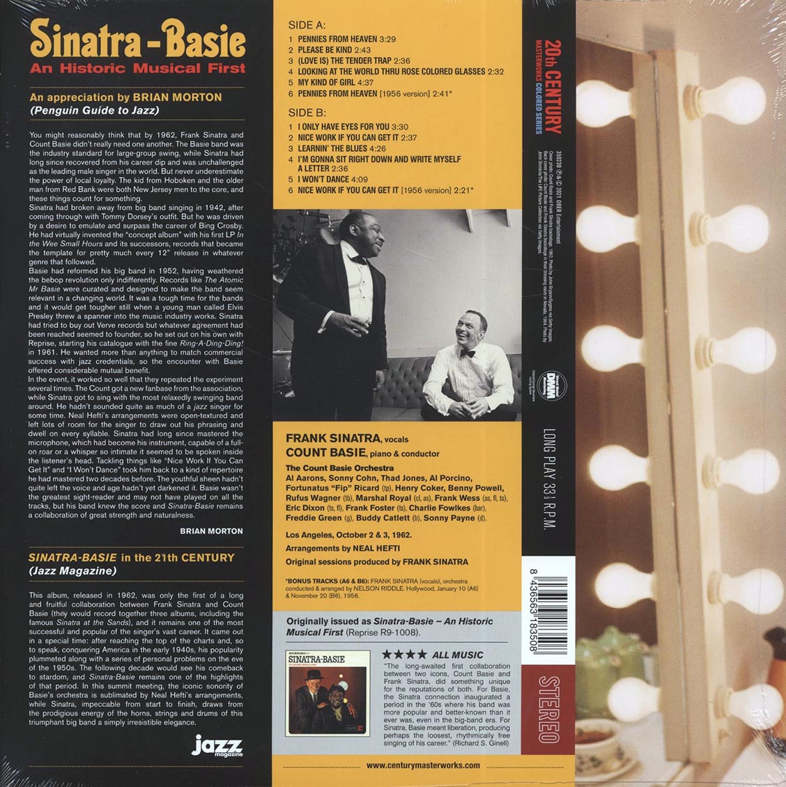 Frank Sinatra, Count Basie - Sinatra-Basie (+ 3 bonus tracks) (DMM) (ltd. ed.) (180g) (red vinyl)