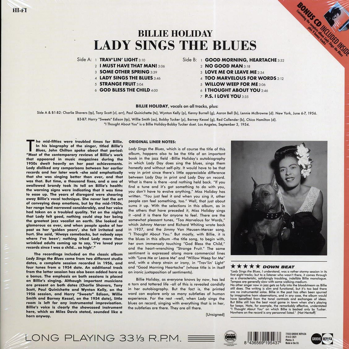 Billie Holiday - Lady Sings The Blues (+ 10 bonus tracks) (DMM) (ltd. ed.) (incl. CD)