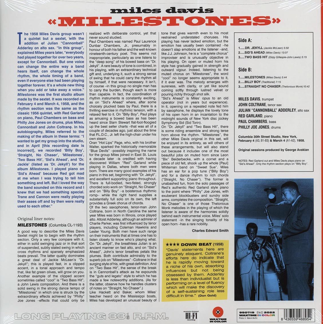 Miles Davis - Milestones (ltd. ed.) (180g) (red vinyl)