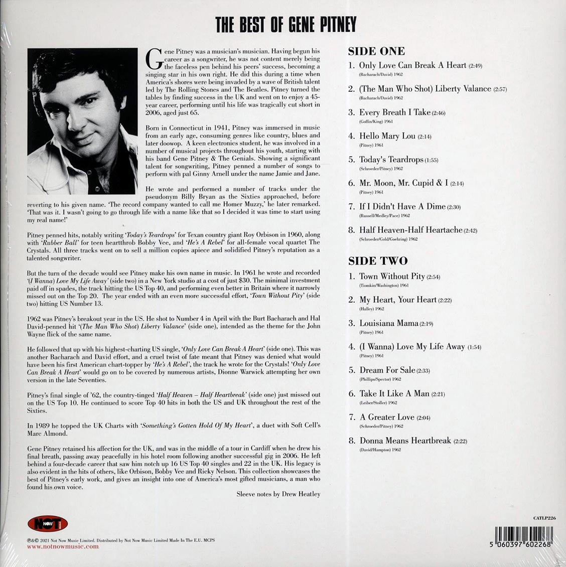 Gene Vincent - The Best Of Gene Vincent (180g)