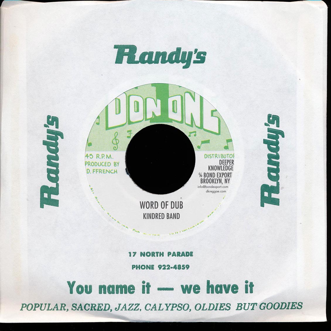 Roots - Words Of Warning  /  Kindred Band - Word Of Dub