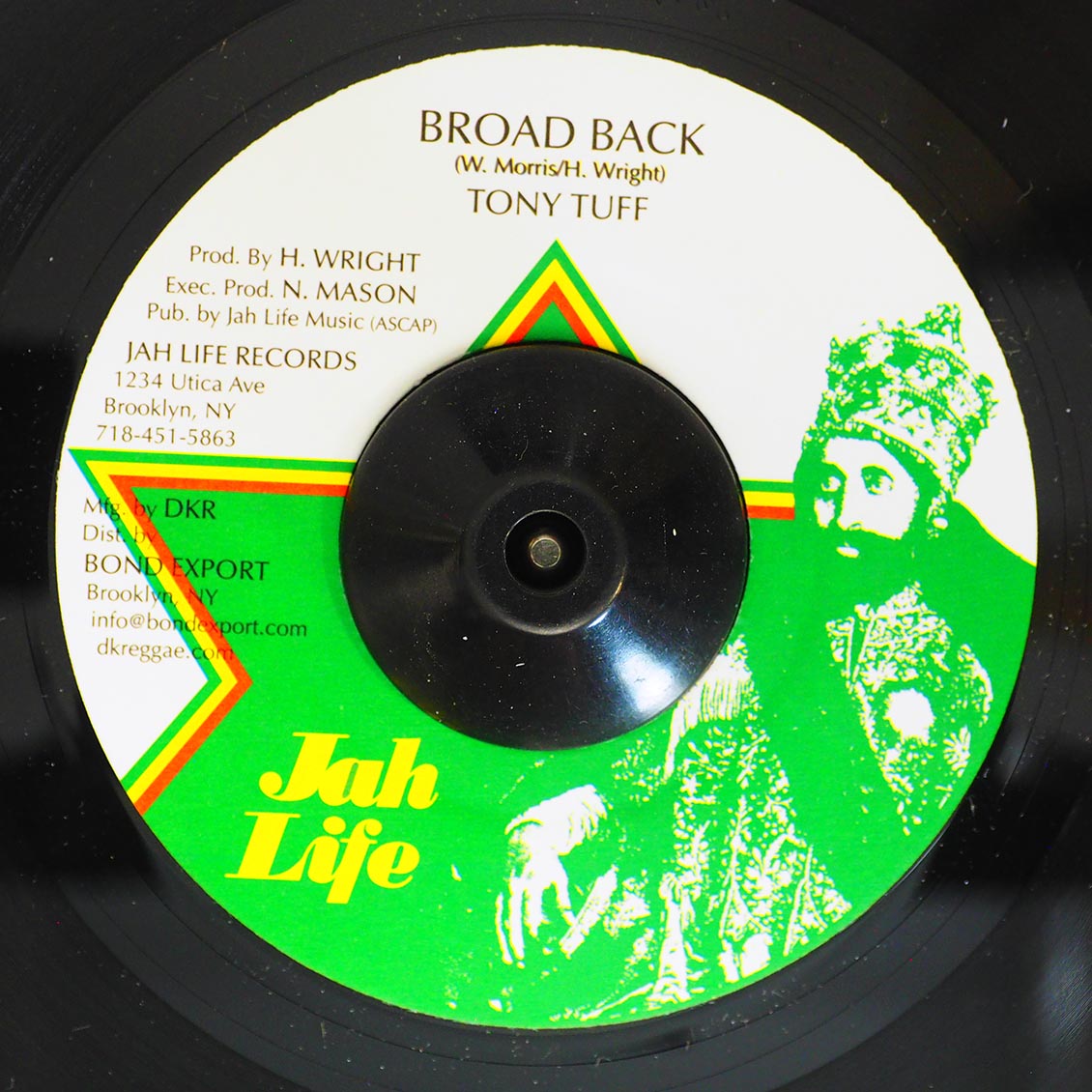 Tony Tuff - Broad Back  /  Jah Life - Broad Heart Dub (rhythm: "Broad Back")
