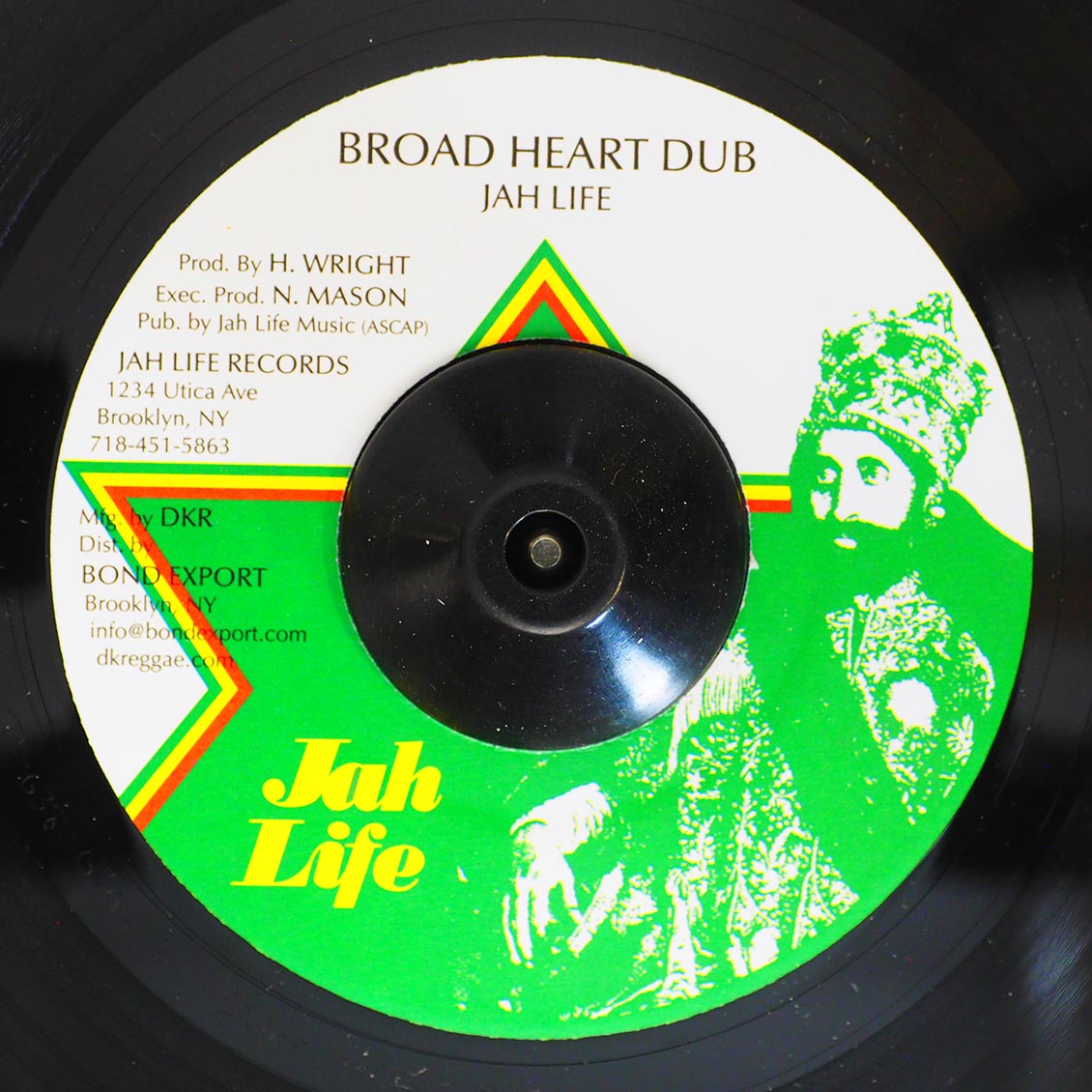 Tony Tuff - Broad Back  /  Jah Life - Broad Heart Dub (rhythm: "Broad Back")