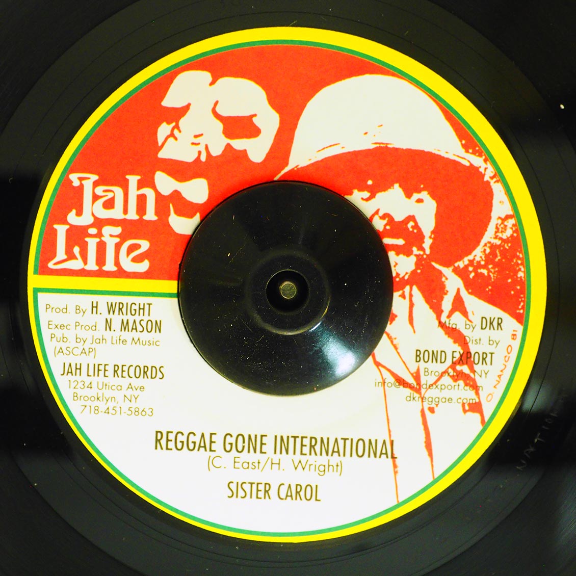Sister Carol - Reggae Gone International  /  Jah Life - No Love With Out Dub (rhythm: "Reggae Gone International")