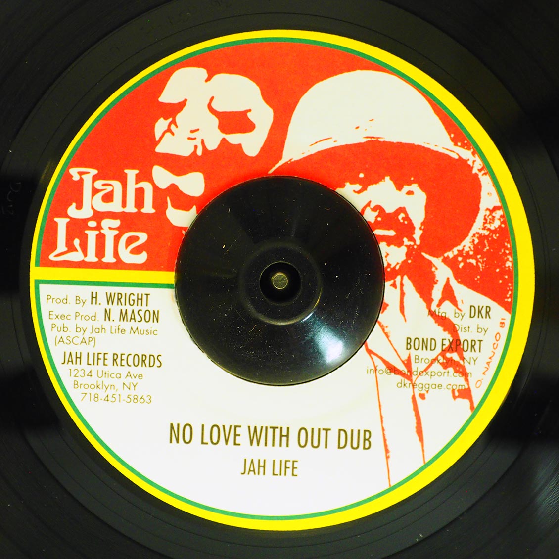 Sister Carol - Reggae Gone International  /  Jah Life - No Love With Out Dub (rhythm: "Reggae Gone International")
