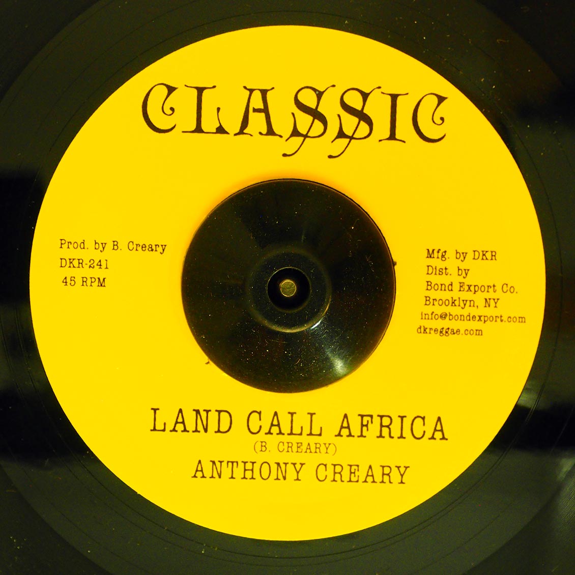 Anthony Creary - Land Called Africa  /  Solid Foundation Band - Africa Dub