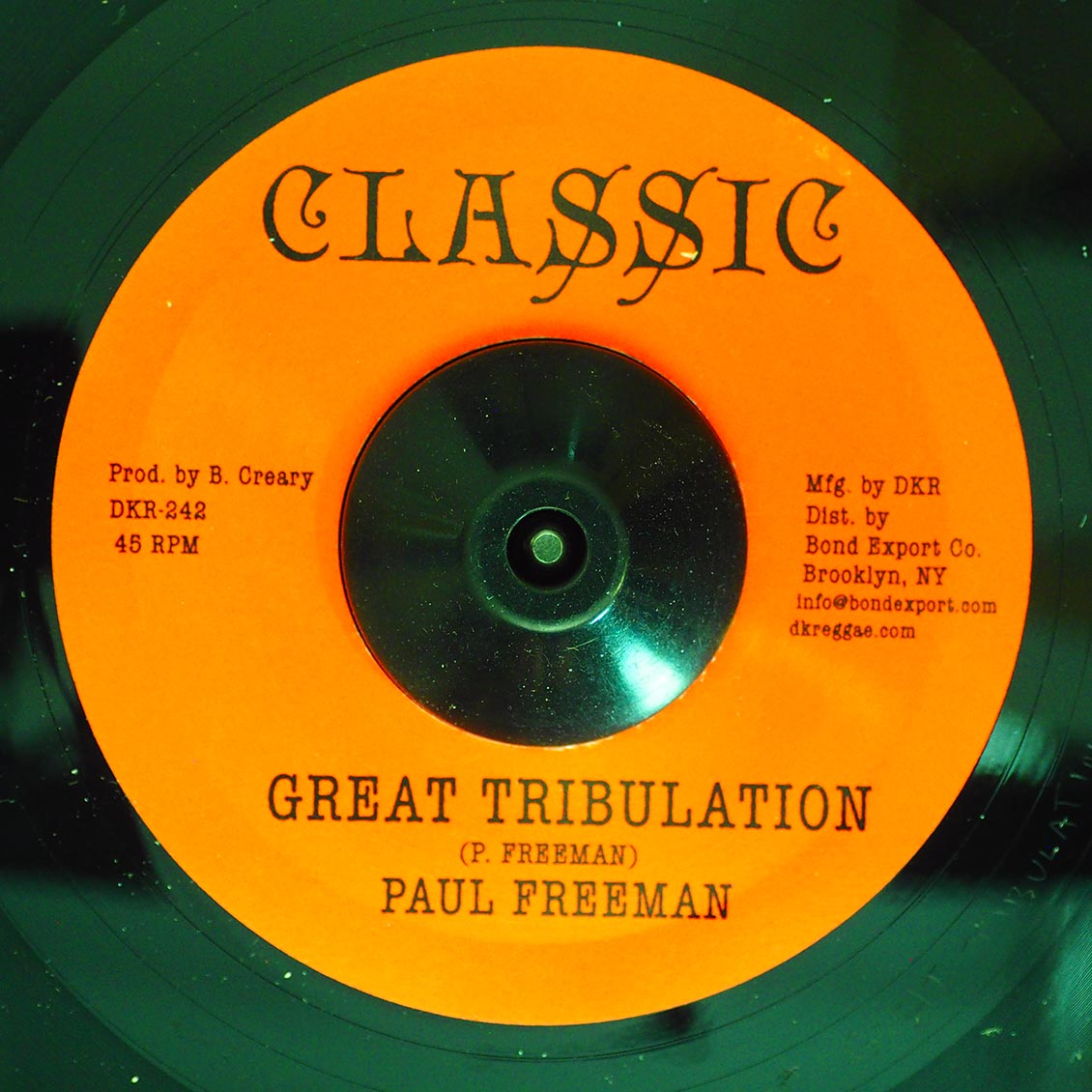 Paul Freeman - Great Tribulation  /  Tribulation Version