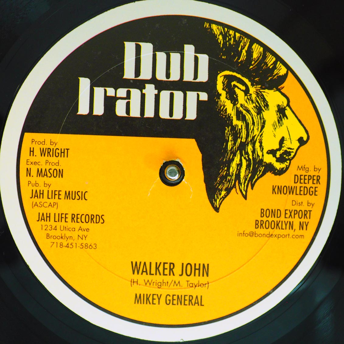 Mikey General - Walker John (Extended Mix)  /  Mikey General - Singer With The Flavor (Extended Mix)