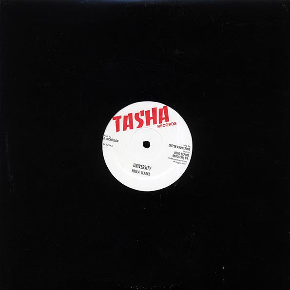 Paula Clarke - University (Extended Mix)  /  Frankie Jones - Mr. Officer; Version