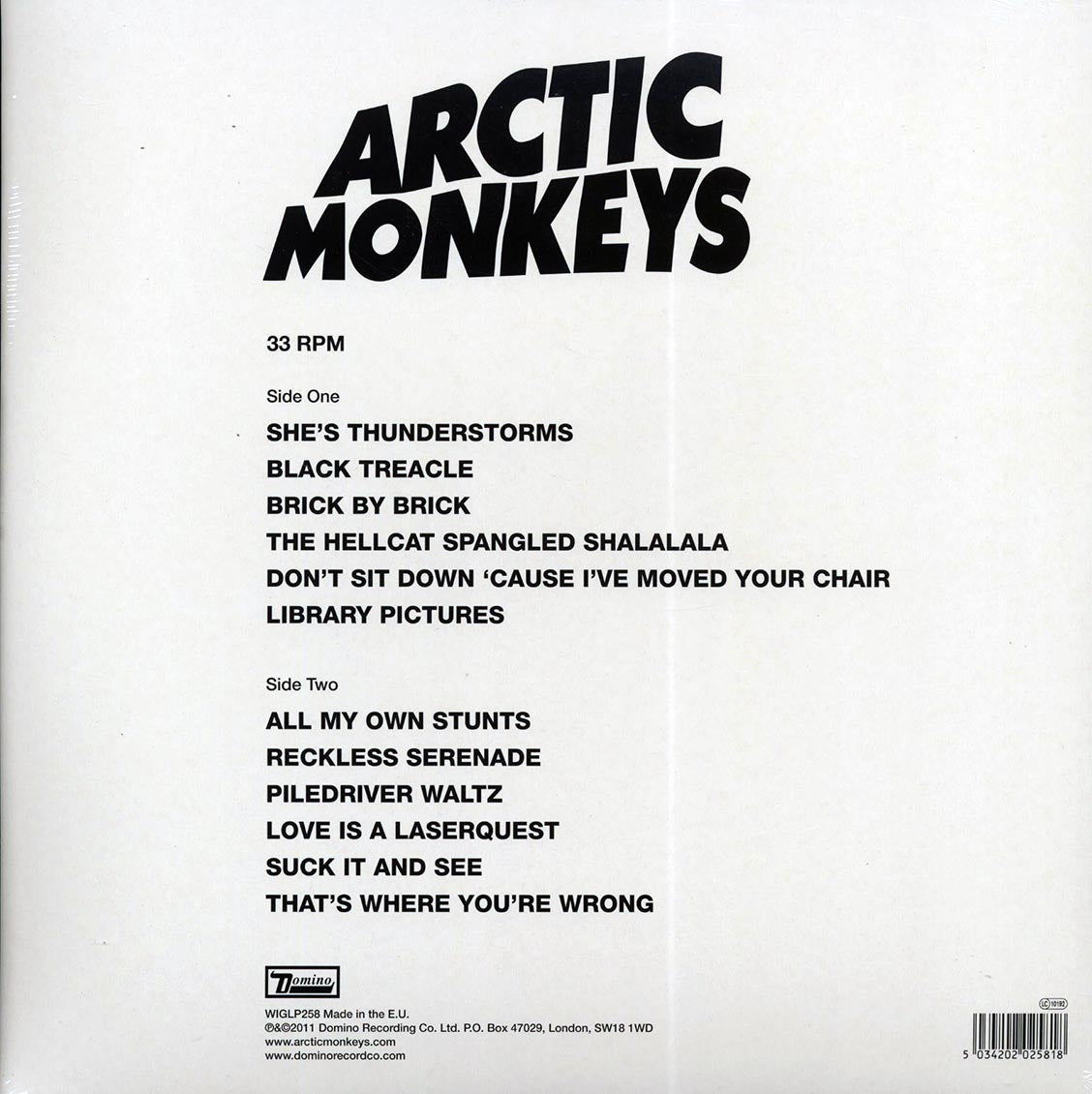 Arctic Monkeys - Suck It And See (incl. mp3)