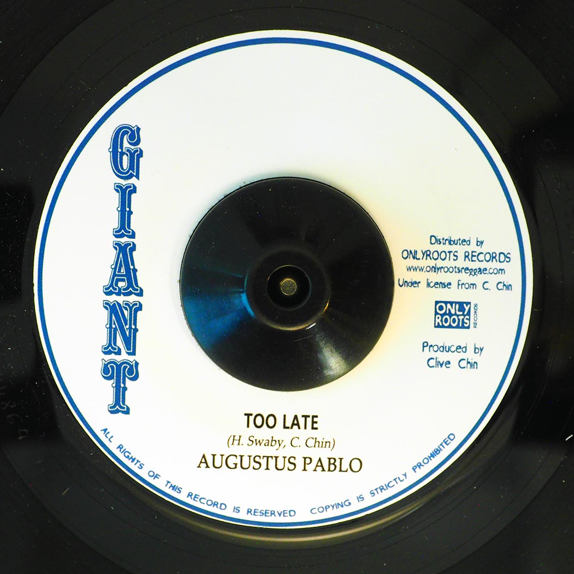Alton Ellis - Too Late To Turn Back Now  /  Augustus Pablo - Too Late
