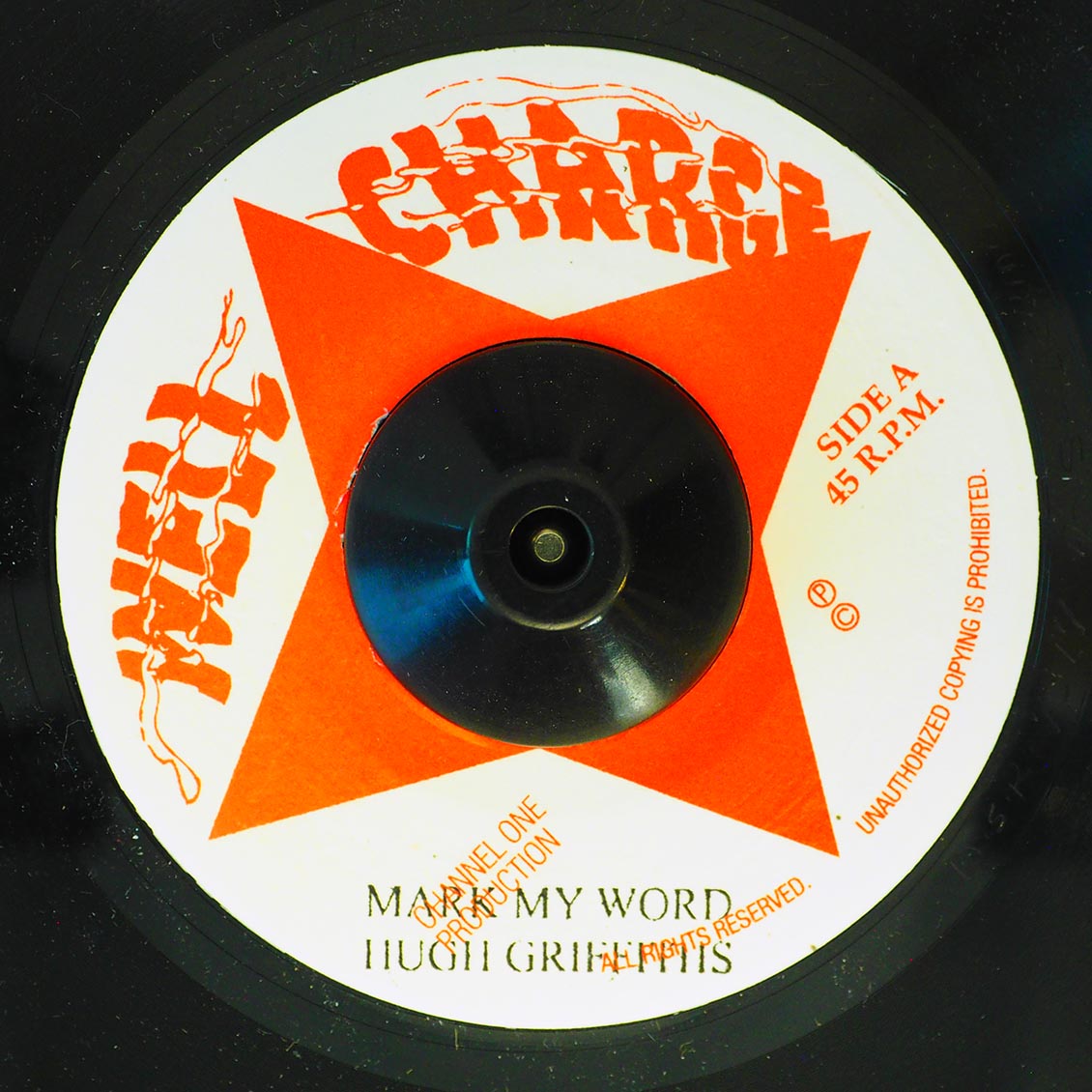 Hugh Griffiths - Mark My Word  /  The Roots Radics - Version