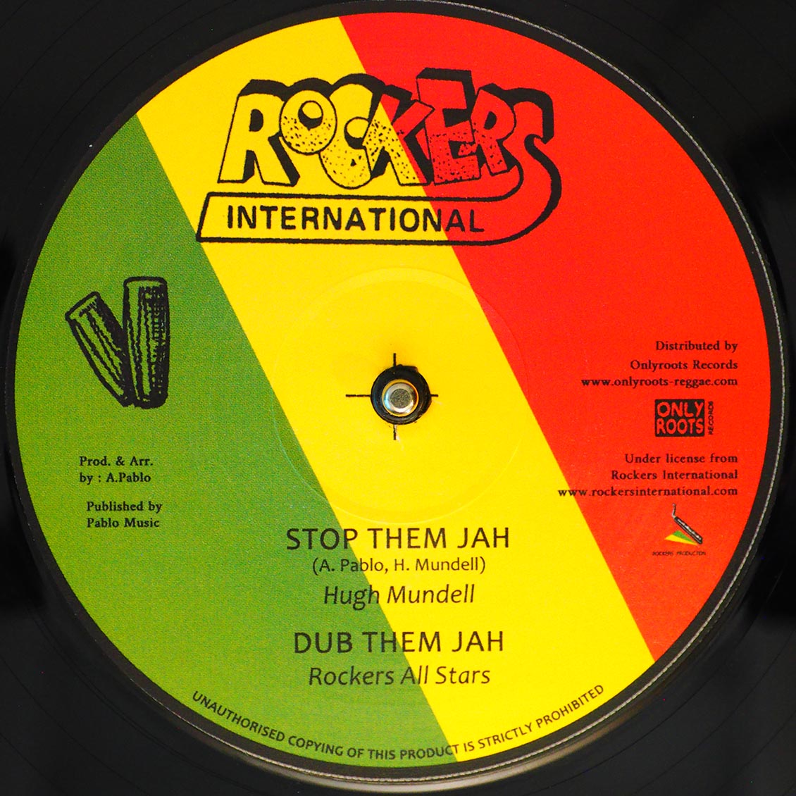 Hugh Mundell - Stop Them Jah; Rockers All Stars - Dub Them Jah  /  Hugh Mundell - Blackman's Foundation; Jah Bull - Push Dawta Push